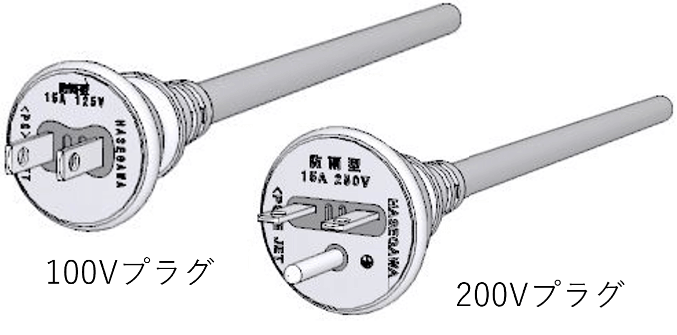 単相100v コンセント形状 | 単相100v用15aコンセント 極配置 – TGTCE
