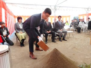 地鎮祭を執り行いました