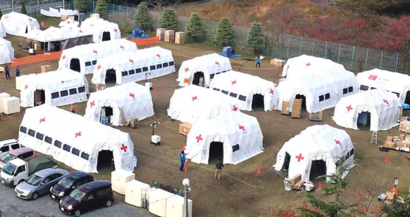 日本赤十字社自然災害用野外病院